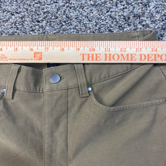 Lululemon ABC Slim Fit Pant Warpstreme Men's 28x31 Khaki Tan LM5ABNS - Picture 5 of 10